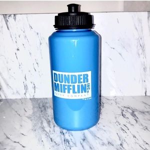 NWT The office dunder mifflin blue fun run bottle